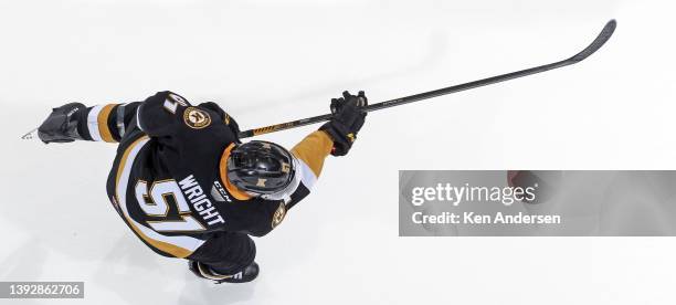 Shane Wright of the Kingston Frontenacs skates against the Peterborough Petes in an OHL game at the Peterborough Memorial Centre on December 21, 2021...