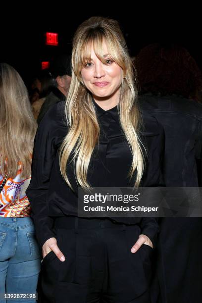 Kaley Cuoco attends the after party for the Premiere of Ozark S4 presented by Netflix at Paris Theatre on April 21, 2022 in New York City.