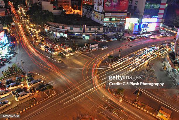 motions in lights - bangladesh stock pictures, royalty-free photos & images