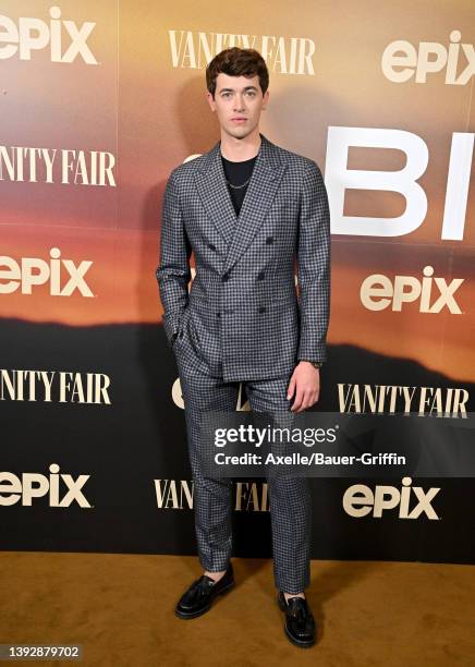 Tom Blyth attends the Los Angeles Premiere of EPIX New Series "Billy The Kid" at Harmony Gold on April 21, 2022 in Los Angeles, California.