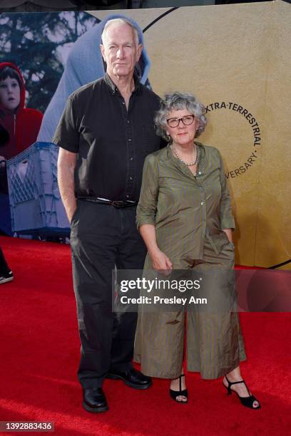 John Sayles and Maggie Renzi attend the 40th Anniversary Screening of "E.T. The Extra-Terrestrial" during Opening Night at the 2022 TCM Classic Film...