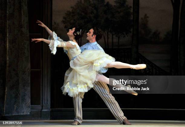 Marianela Nunez as Natalia Petronova and Matthew Ball as Beliaev perform in The Royal Ballet's production of Frederick Ashton's A Month in the...