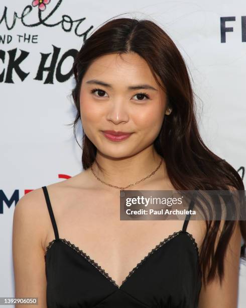 Actress Ashley Liao attends the premiere of "Marvelous And The Black Hole" at Laemmle Royal on April 21, 2022 in Los Angeles, California.