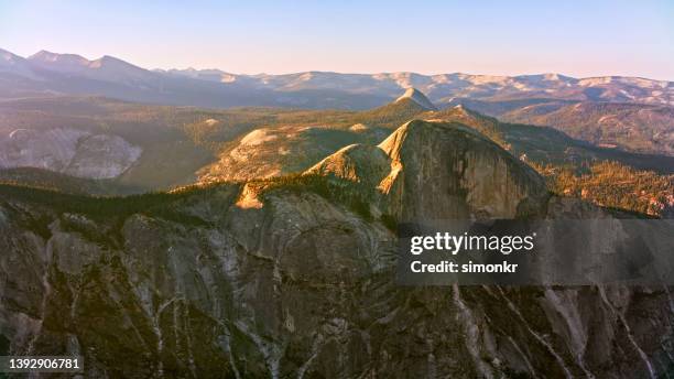 half dome mountain - yosemite valley stock pictures, royalty-free photos & images