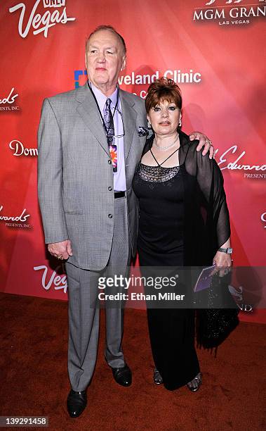 Former boxer Chuck Wepner and wife Linda arrive at the Keep Memory Alive foundation's "Power of Love Gala" celebrating Muhammad Ali's 70th birthday...