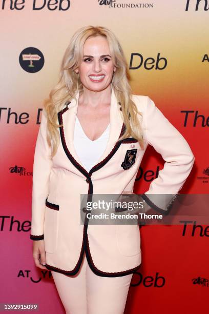 Rebel Wilson arrives at the world premiere of "The Deb" at Rebel Theatre, Australian Theatre for Young People on April 22, 2022 in Sydney, Australia.