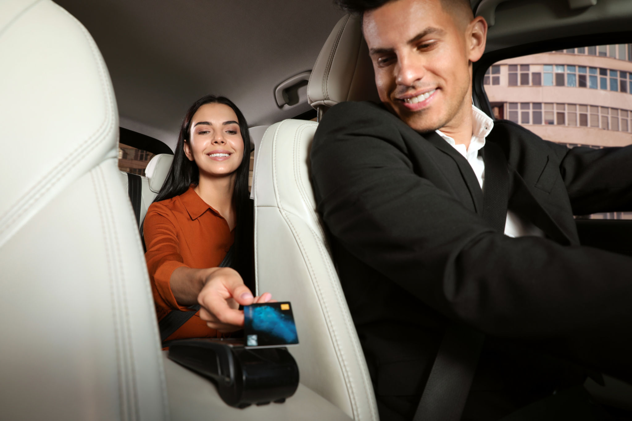 card payment taxi