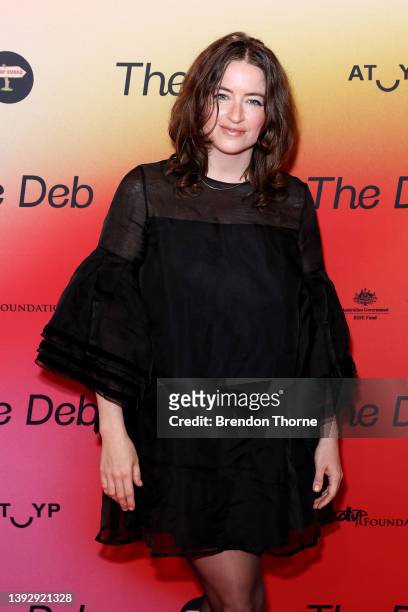 Megan Washington arrives at the world premiere of "The Deb" at Rebel Theatre, Australian Theatre for Young People on April 22, 2022 in Sydney,...