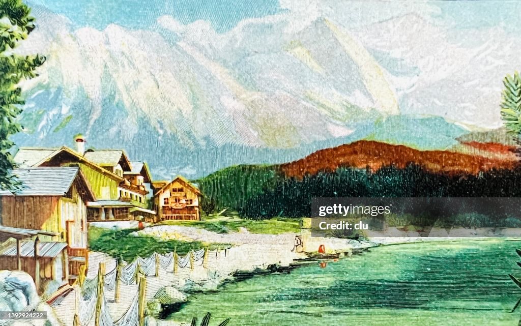 Eissee and Zugspitze, Bavaria