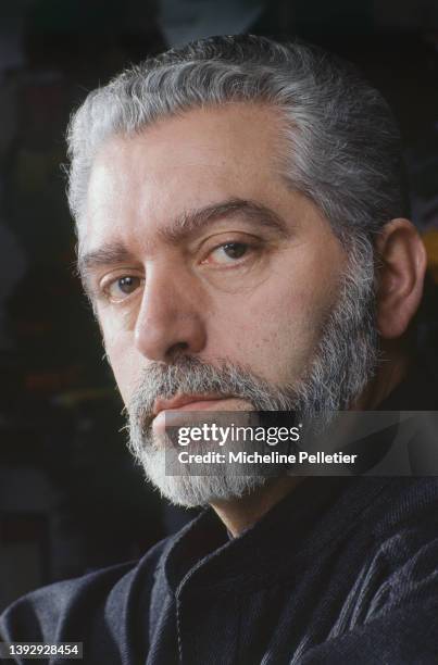 Portrait du couturier Paco Rabanne.