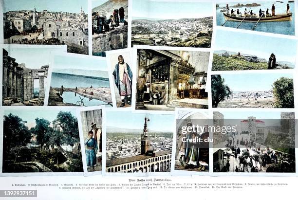 ilustrações de stock, clip art, desenhos animados e ícones de from jaffa to damascus - belem do para