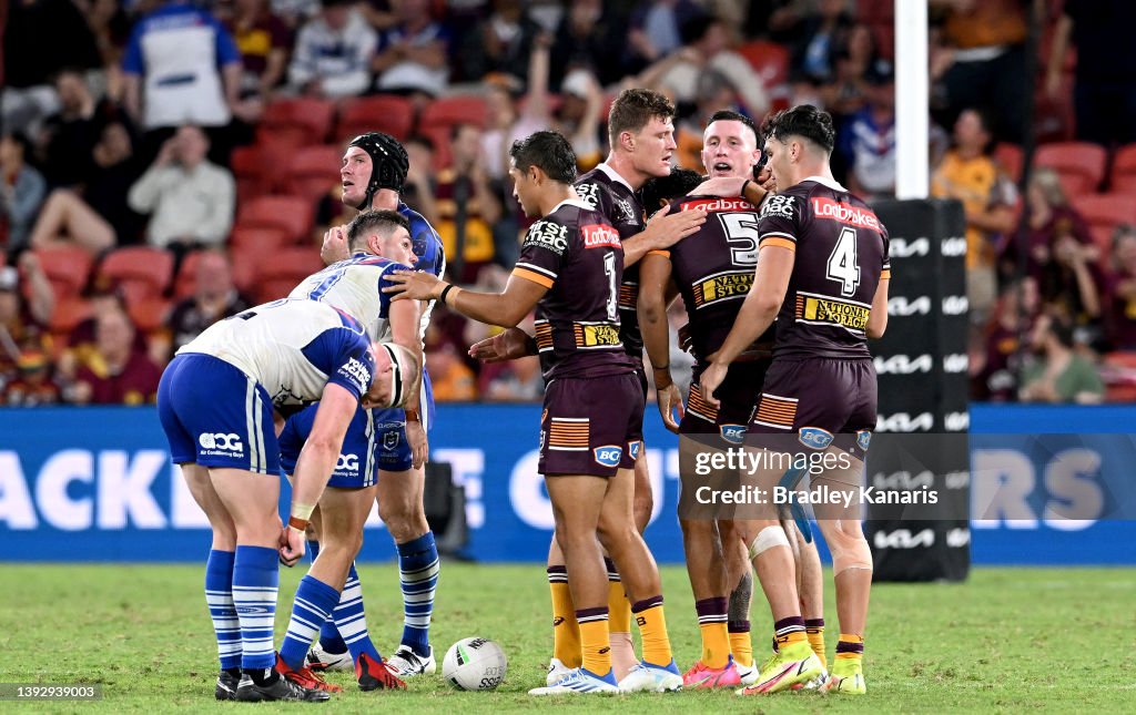 NRL Rd 7 - Broncos v Bulldogs