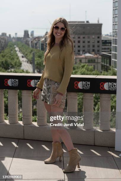 Actress Manuela Velles attends the photocall to present the film "Culpa" during Day 2 of the BCN Film Festival at Hotel Casa Fuster on April 22, 2022...