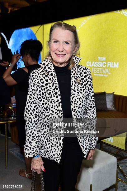 Juliet Mills attends the opening night after party during the 2022 TCM Classic Film Festival at the Academy Museum of Motion Pictures on April 21,...