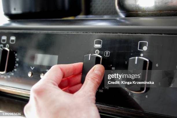 electric oven switches - oven stock pictures, royalty-free photos & images