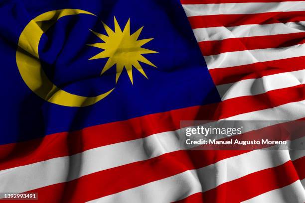 flag of malaysia - malaysia flag stock pictures, royalty-free photos & images