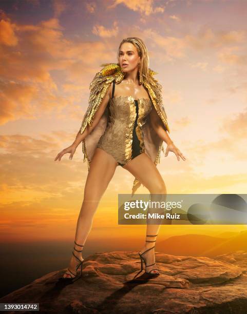 Wrestler/actress CJ 'Lana' Perry is photographed for Photobook Magazine on May 4, 2021 in Los Angeles, California. PUBLISHED IMAGE.