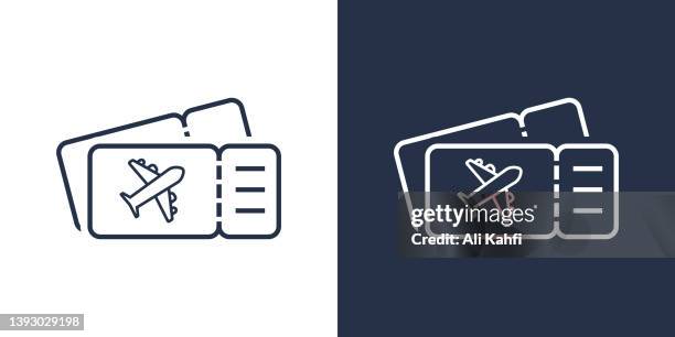 air tickets - immigrant worker stock illustrations