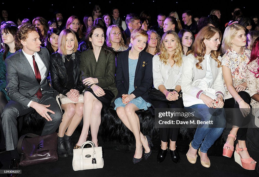 Mulberry: Front Row - LFW Autumn/Winter 2012