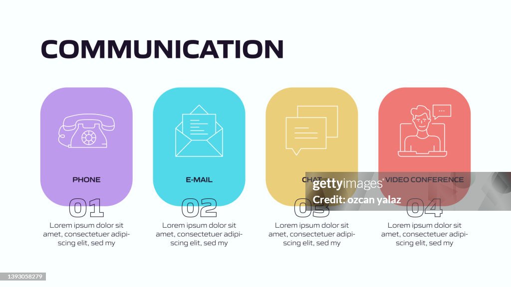 Commmunication Graphic Communication Infographic High-Res Vector Graphic - Getty Images
