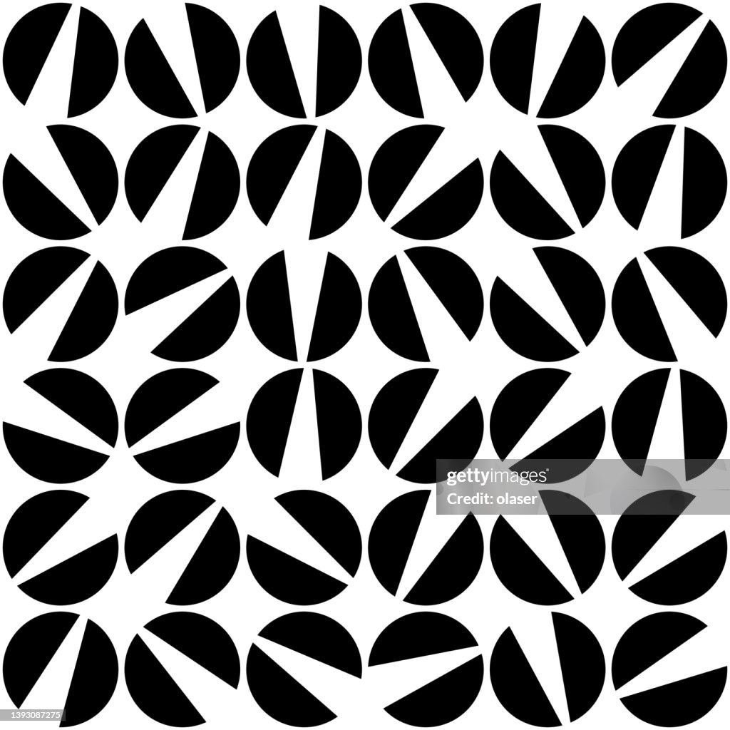 Angled Circles Segments Pattern High-Res Vector Graphic - Getty Images
