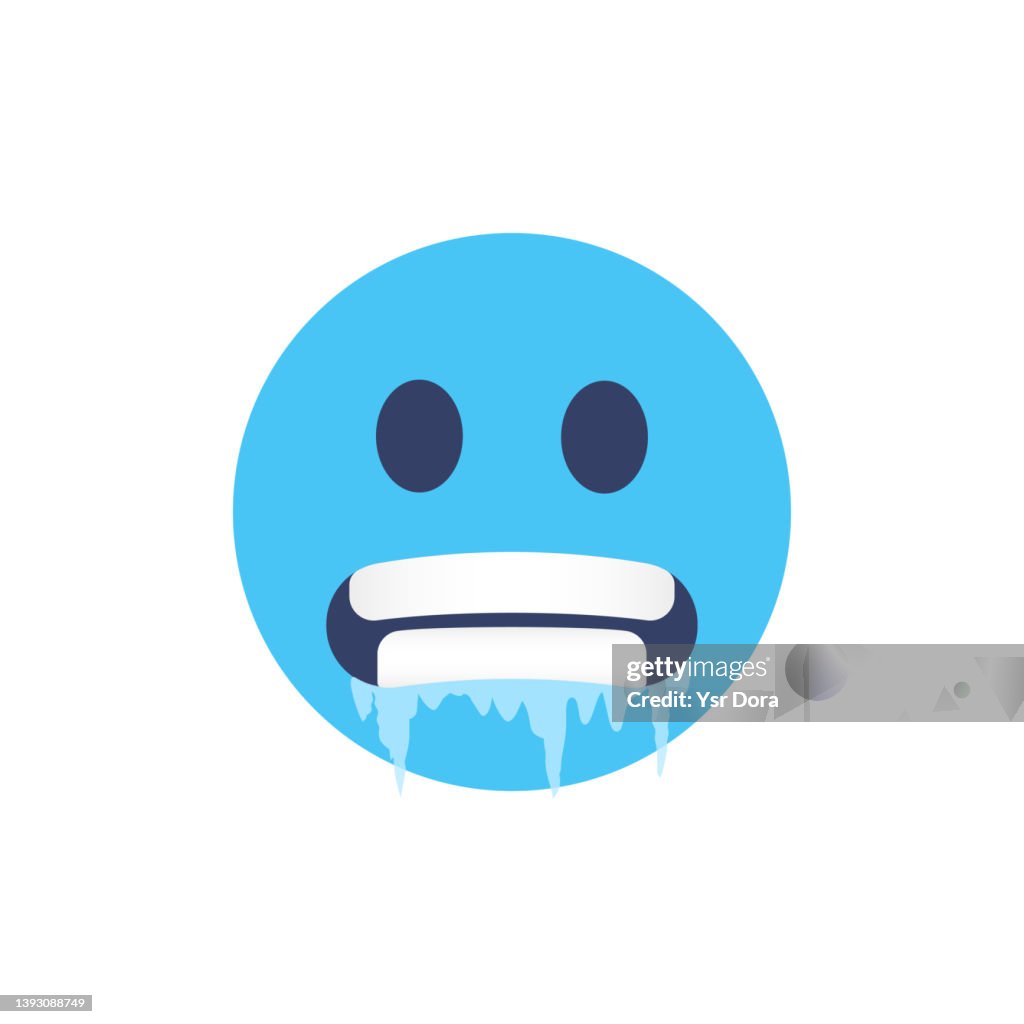 Coldly Face Cold Smiley Face High-Res Vector Graphic - Getty Images