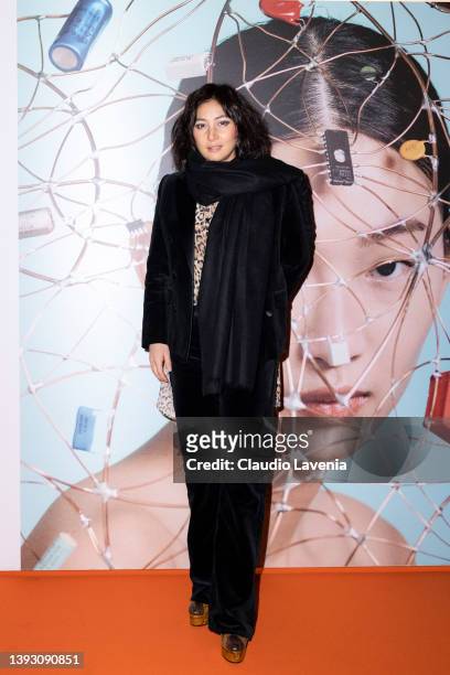 Josie Ho attends the 24th annual Far East Film Festival to premiere "Finding Bliss: Fire and Ice" on April 22, 2022 in Udine, Italy.