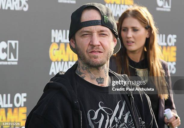 Pro BMX Rider Rick Thorne attends the 2nd annual Cartoon Network Hall Of Game Awards at The Barker Hanger on February 18, 2012 in Santa Monica,...