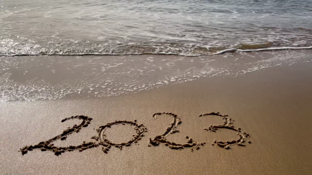 2023 writing on the beach