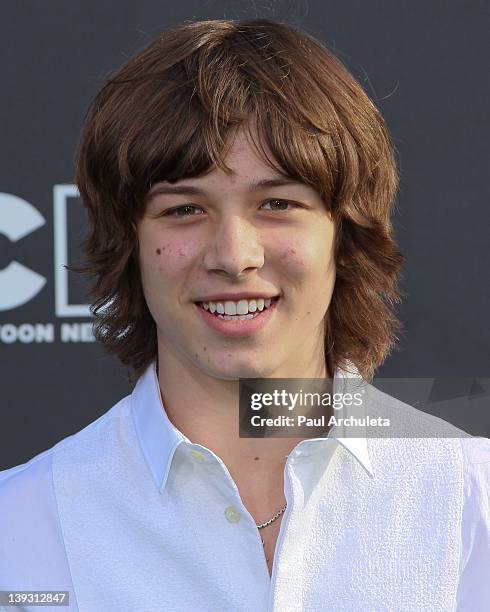 Actor Leo Howard attends the 2nd annual Cartoon Network Hall Of Game Awards at The Barker Hanger on February 18, 2012 in Santa Monica, California.