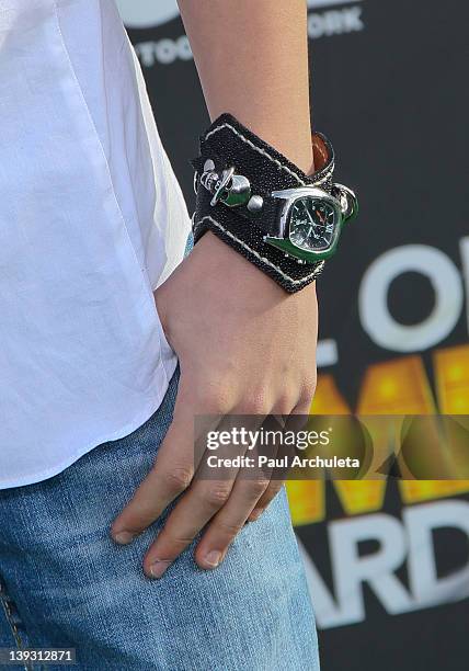 Actor Leo Howard attends the 2nd annual Cartoon Network Hall Of Game Awards at The Barker Hanger on February 18, 2012 in Santa Monica, California.