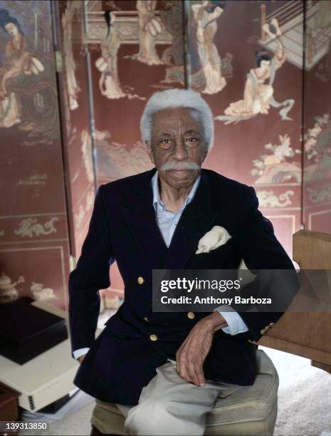 Portrait of American photographer Gordon Parks , 2005.