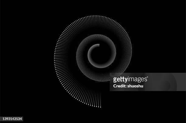 abstract radial line style motion spiral sound wave pattern design element - spiral 幅插畫檔、美工圖案、卡通及圖標