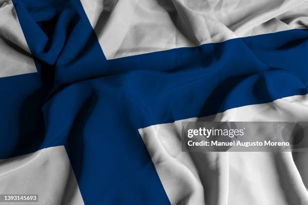 flag of finland - finish flag stock pictures, royalty-free photos & images