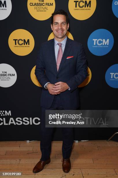 Host Dave Karger attends the screening of "The Last of Sheila" during the 2022 TCM Classic Film Festival at TCL Chinese 6 Theatres Multiplex on April...