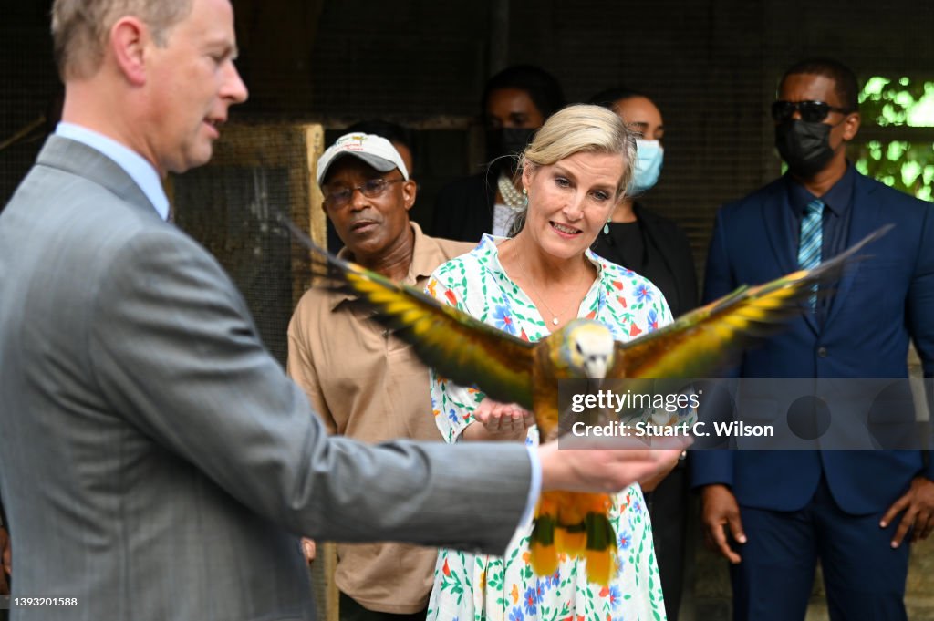 The Earl and Countess of Wessex Visit The Caribbean - Day Two