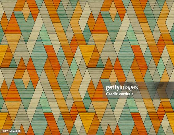 seamless wood textured parquet pattern - vinyl tile stock illustrations
