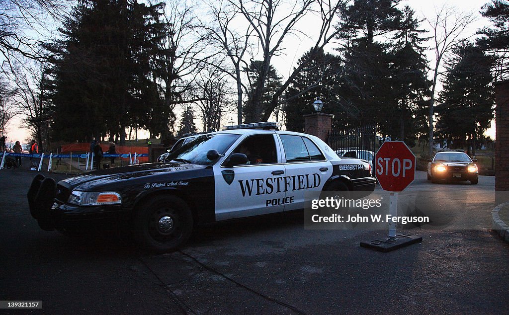Whitney Houston Burial Service In Westfield, New Jersey