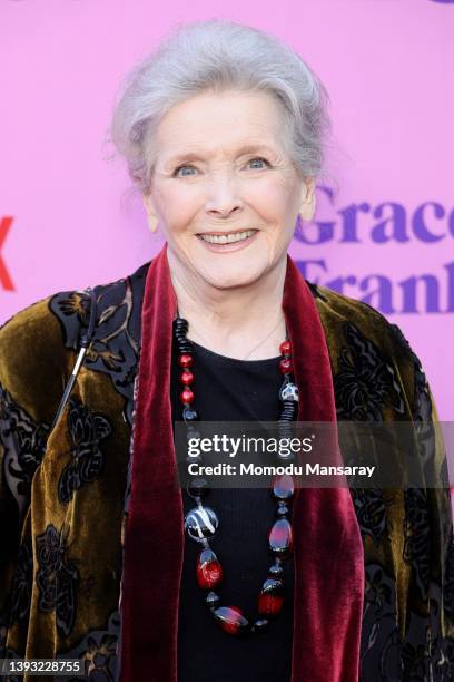 Millicent Martin attends the Los Angeles Special FYC Event For Netflix's "Grace And Frankie" at NeueHouse Los Angeles on April 23, 2022 in Hollywood,...