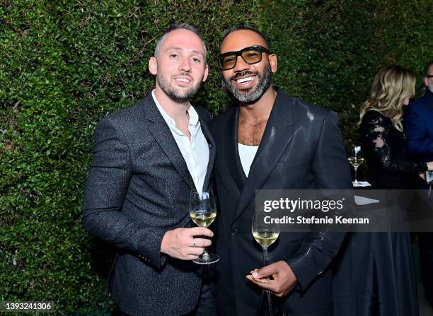 Enzo Gouedar and Julius Tapper attend LACMA 2022 Collectors Committee Gala at Los Angeles County Museum of Art on April 23, 2022 in Los Angeles,...