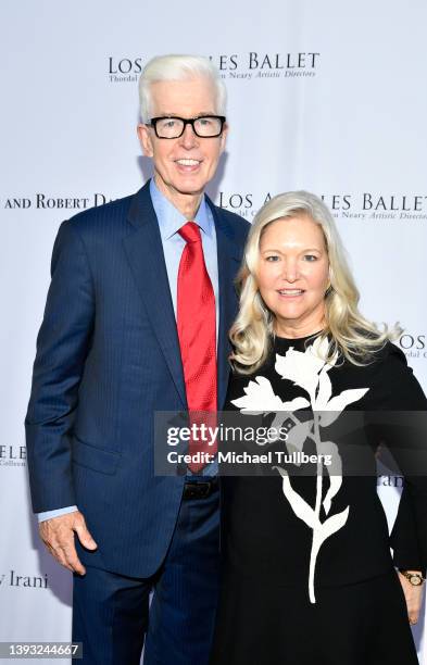 Former california Governor Gray Davis and Sharon Davis attend the 2022 Los Angeles Ballet Gala honoring Bari Milken Bernstein at The Eli and Edythe...