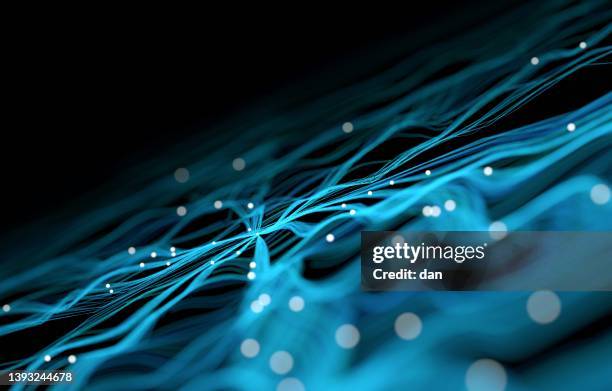 computer neural network concept image - nerve cell stock pictures, royalty-free photos & images