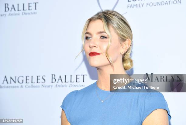 Amanda Kloots attends the 2022 Los Angeles Ballet Gala honoring Bari Milken Bernstein at The Eli and Edythe Broad Stage on April 23, 2022 in Santa...