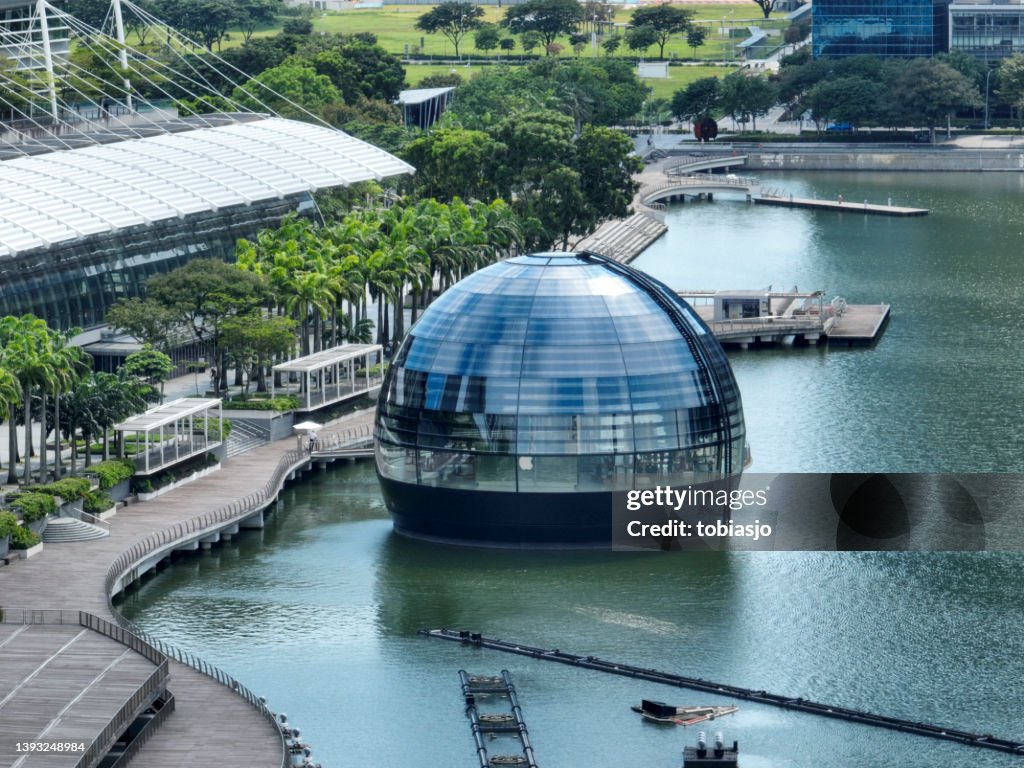 Apple Store sphere in Singapore