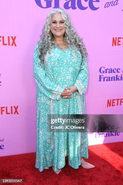 Marta Kauffman attends the Los Angeles Special FYC Event For Netflix's "Grace And Frankie" at NeueHouse Los Angeles on April 23, 2022 in Hollywood,...