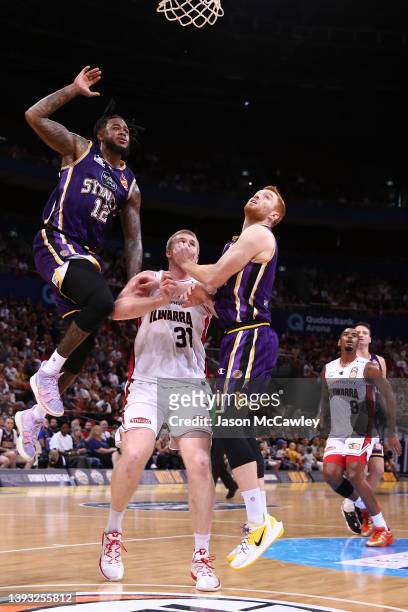 Jarell Martin of the Kings during the round 21 NBL match between Sydney Kings and Illawarra Hawks at Qudos Bank Arena on April 24, 2022 in Sydney,...