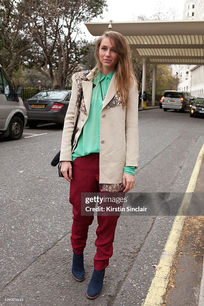 Street Style At LFW 2012