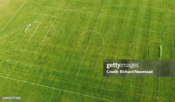 football pitch - goal post stock pictures, royalty-free photos & images