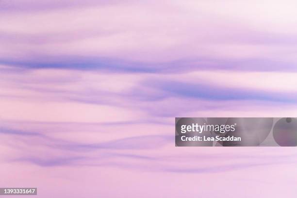 pink clouds - purple lilac stock pictures, royalty-free photos & images