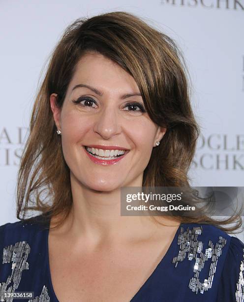 Nia Vardalos arrives at the opening of the new Badgley Mischka flagship store on Rodeo Drive on March 2, 2011 in Beverly Hills, California.